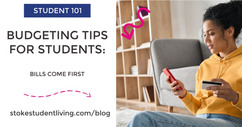 When you see cash come into your account it’s so tempting to feel rich - but make sure you pay your bills first. Check out our blog post for some top student budgeting tips.